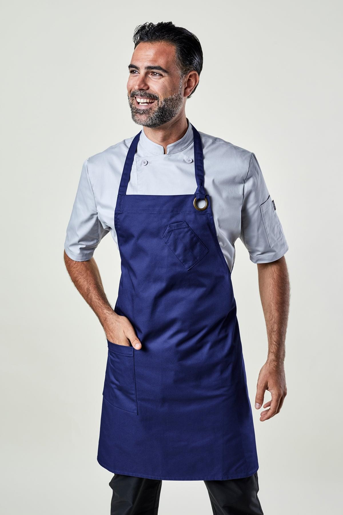 Image of person wearing Belfast Apron in Twill. | BlueCut Aprons