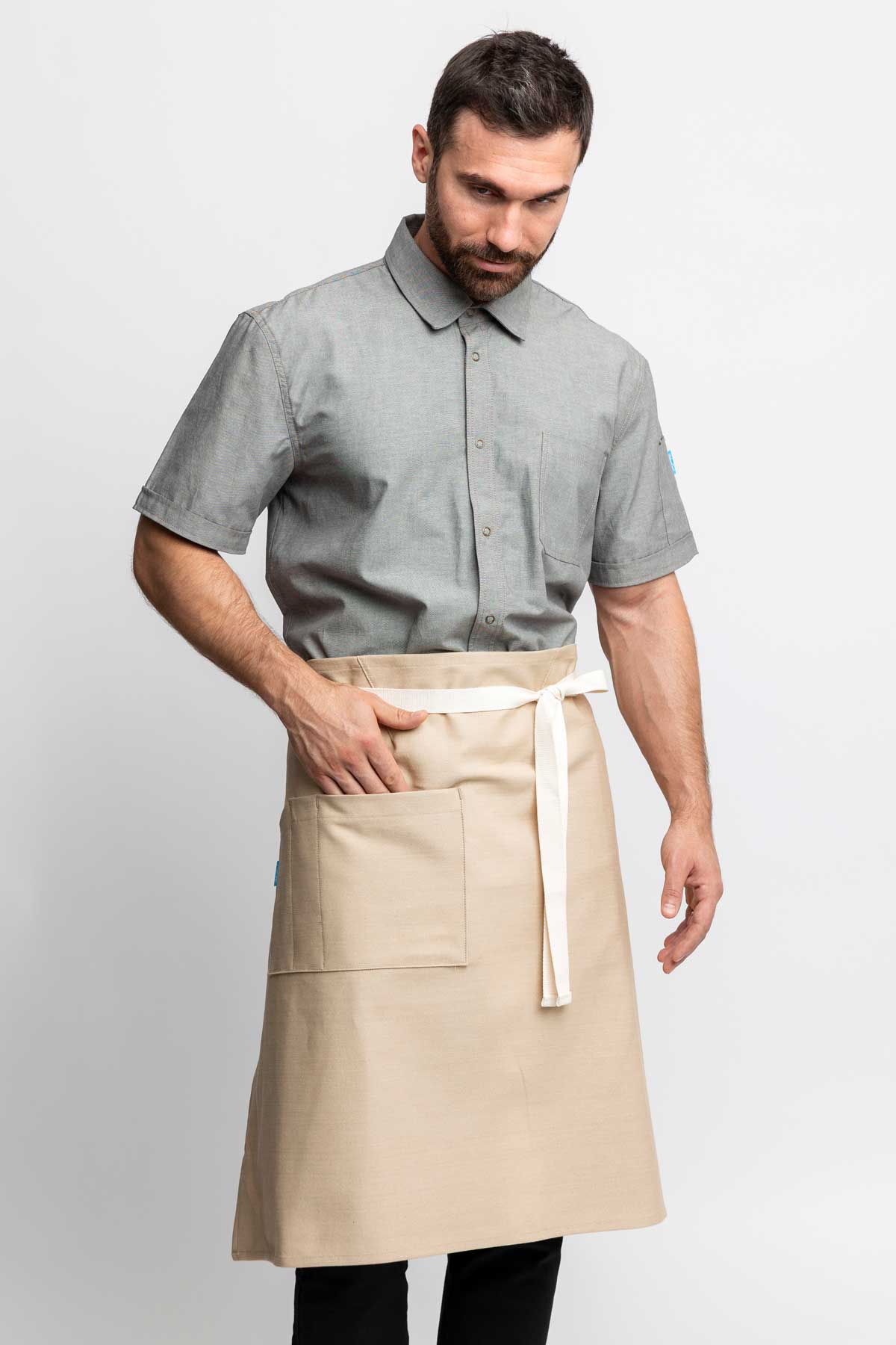 Mercer Bistro Apron- Denim