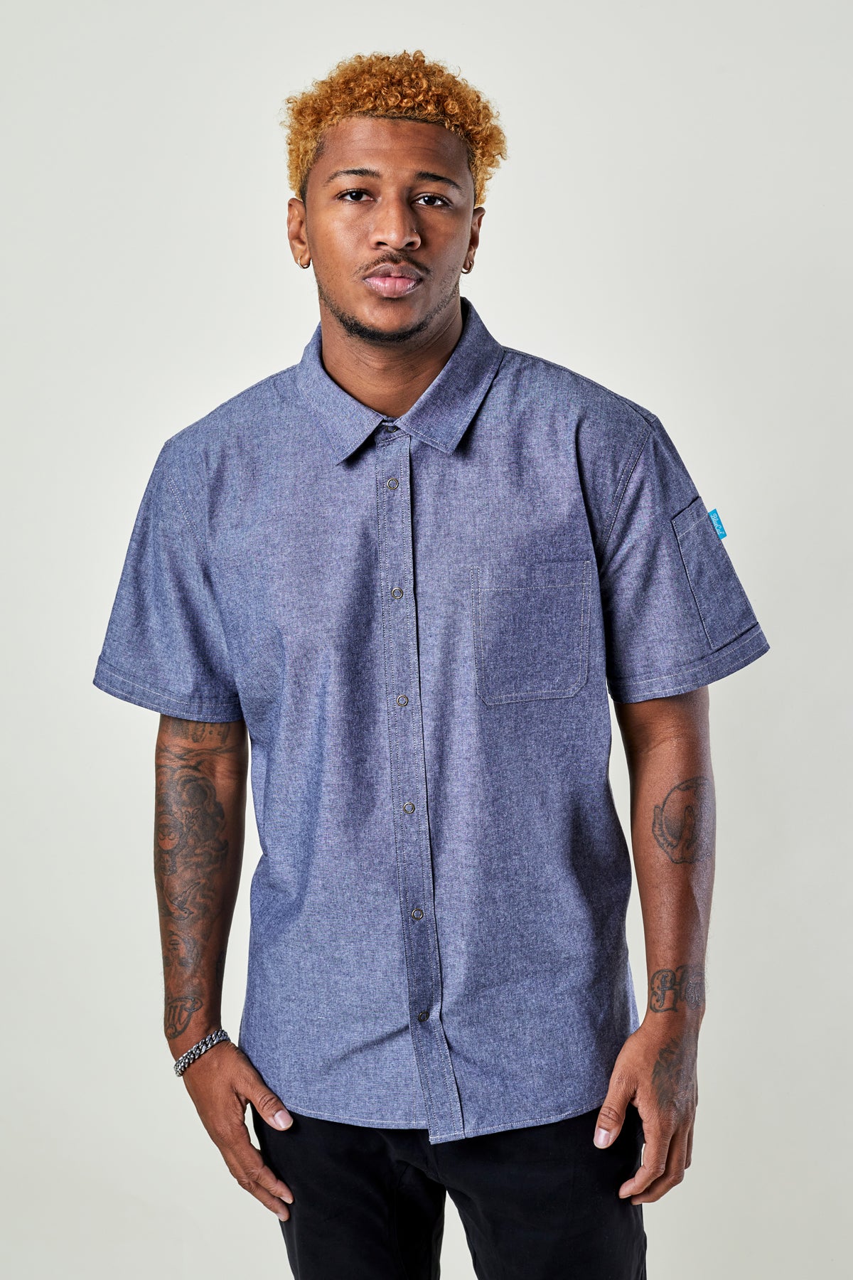 Logan Work Shirt-Chambray-Unisex