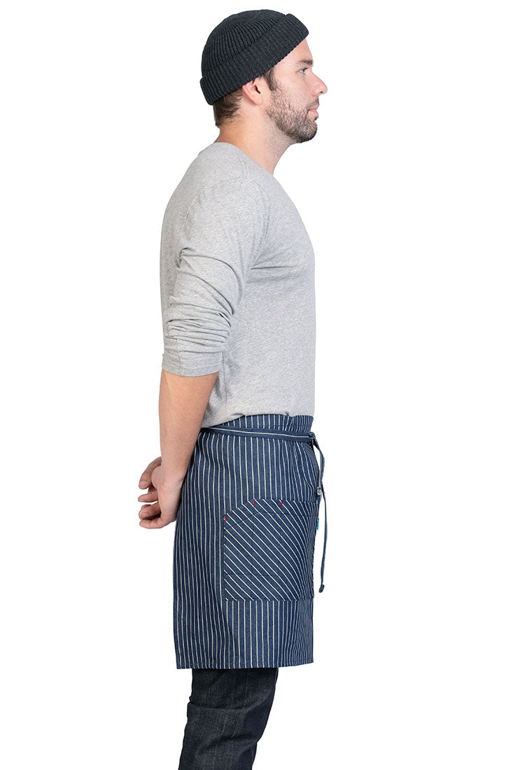 Mercer Waist Apron Striped Denim