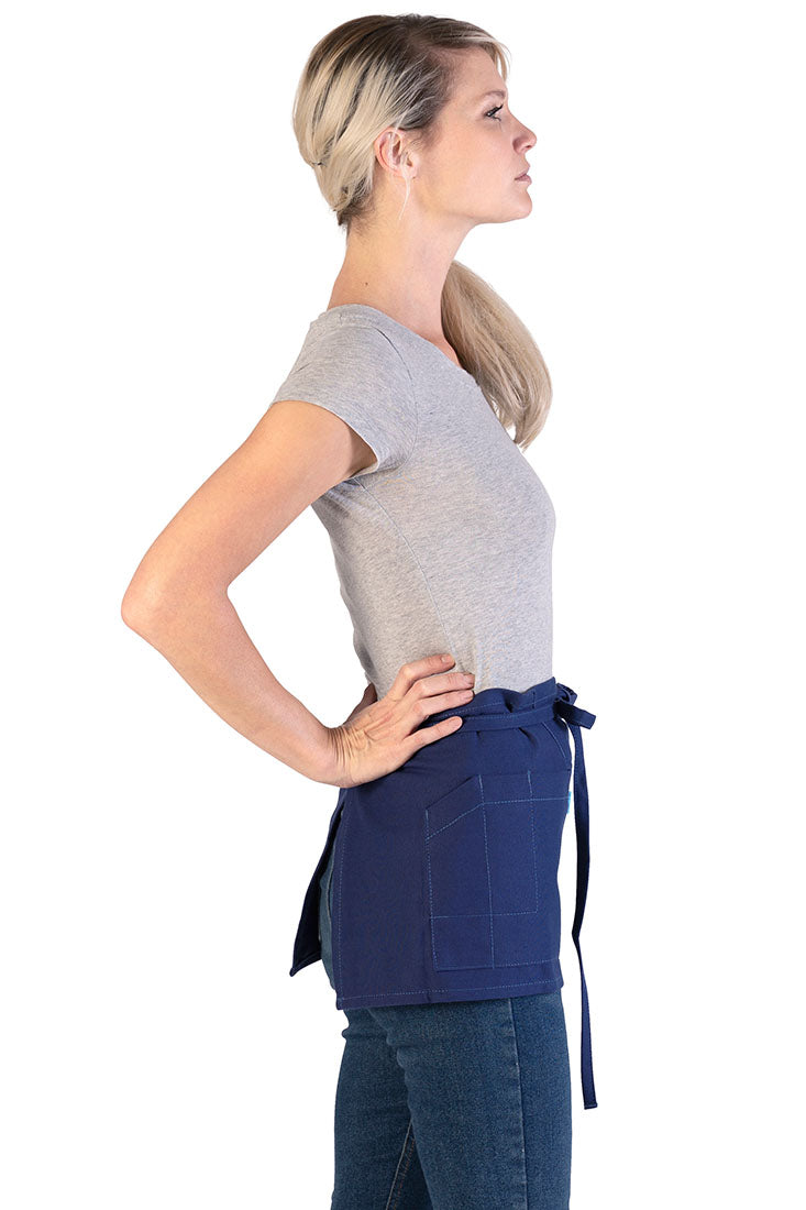 Mercer Mini Waist Apron French Blue