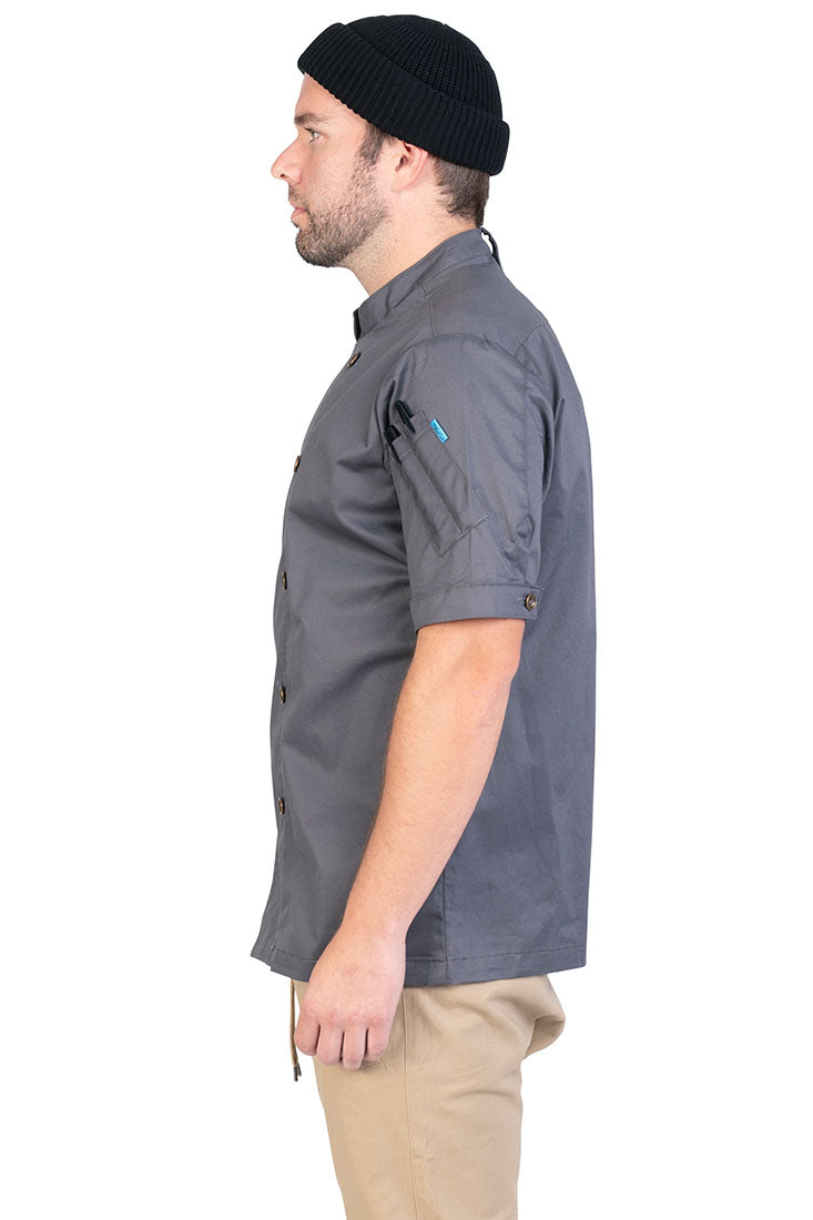 Rivington Chef Coat Smoke