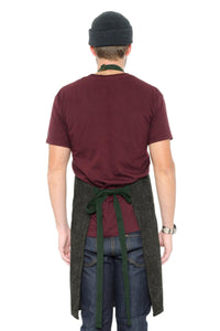 Addison Apron Charcoal Chambray