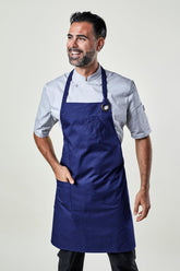 Image of person wearing Belfast Apron in Twill. | BlueCut Aprons				
