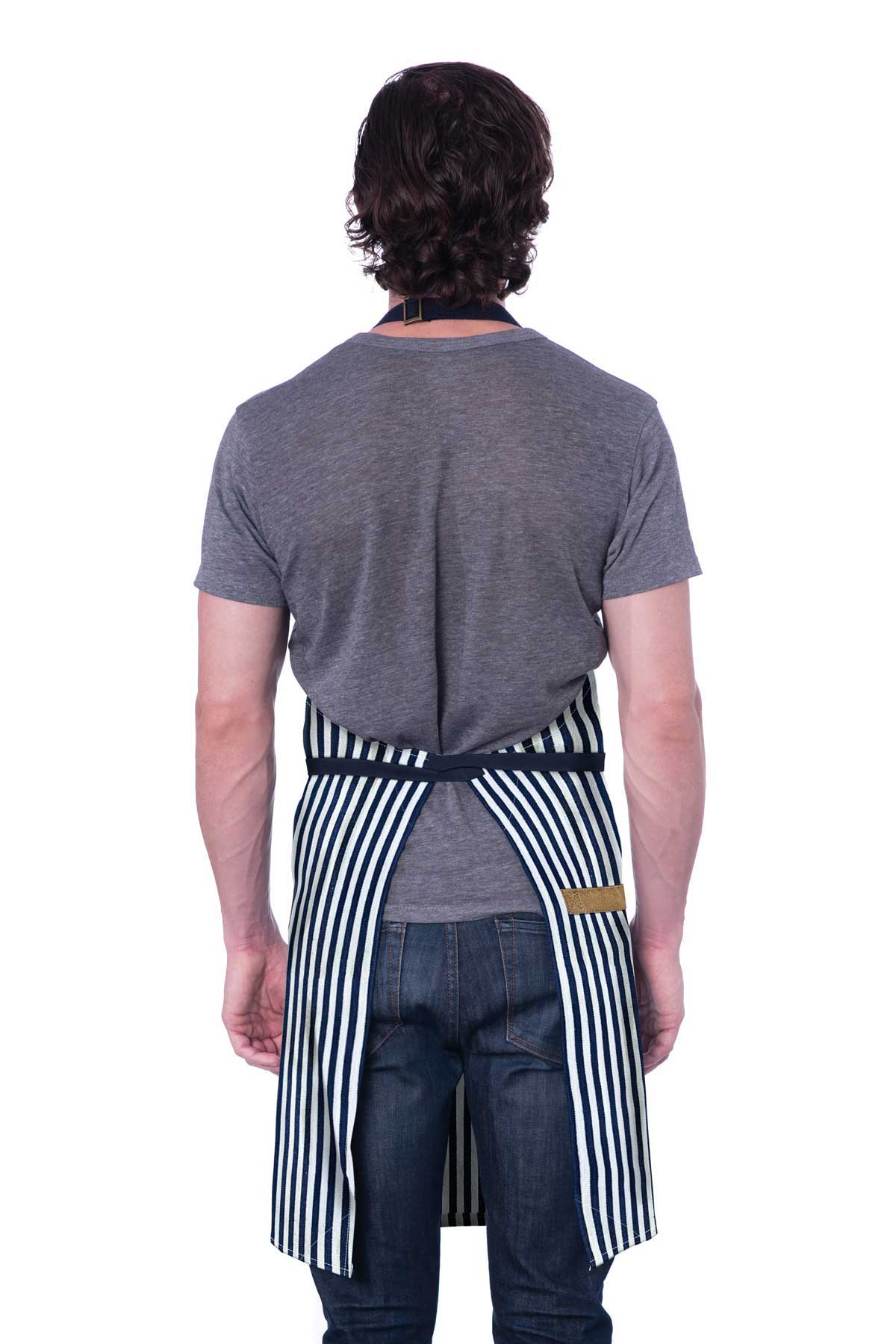 Hatfield Apron- Stripe Denim