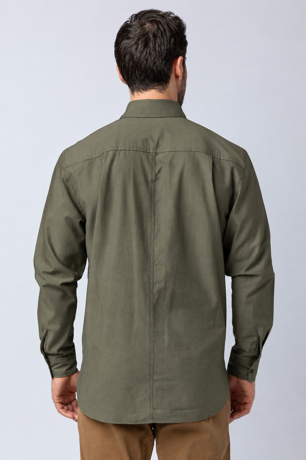 Stanton Long Sleeve Server Shirt-Fine Twill-Unisex