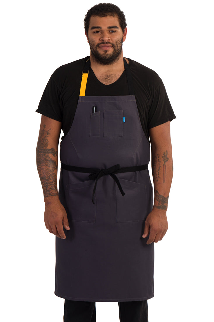 El Jefe Apron Charcoal