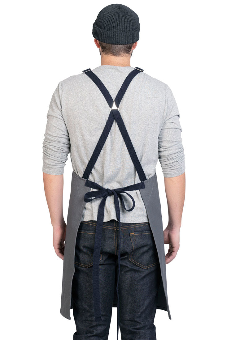 Hatfield Crossback Apron - Canvas