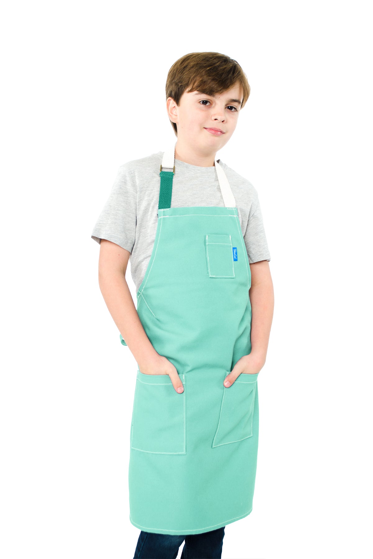 Lucca Kids Apron 8-12 Years Mint