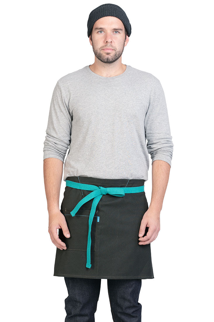 Mercer Waist Apron Emerald