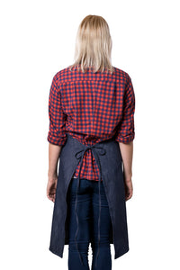 Parker Apron Indigo Denim- Black Strap