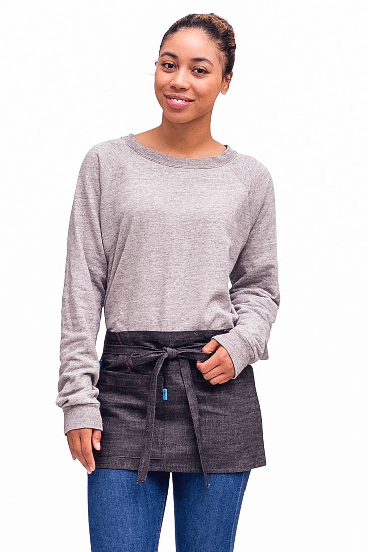 Mercer Mini Waist Apron Charocal