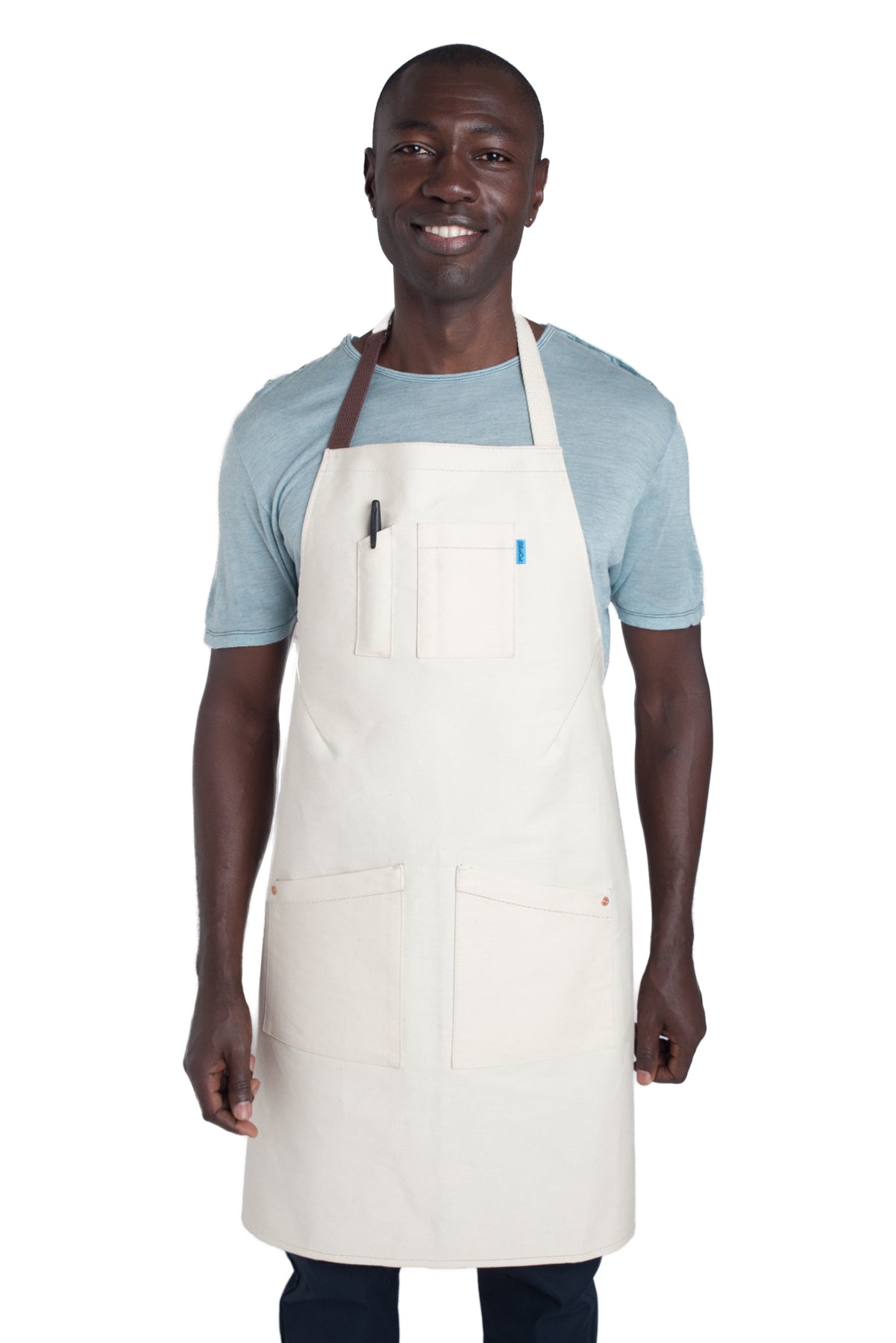 Mason Apron Ivory- Non-Selvage
