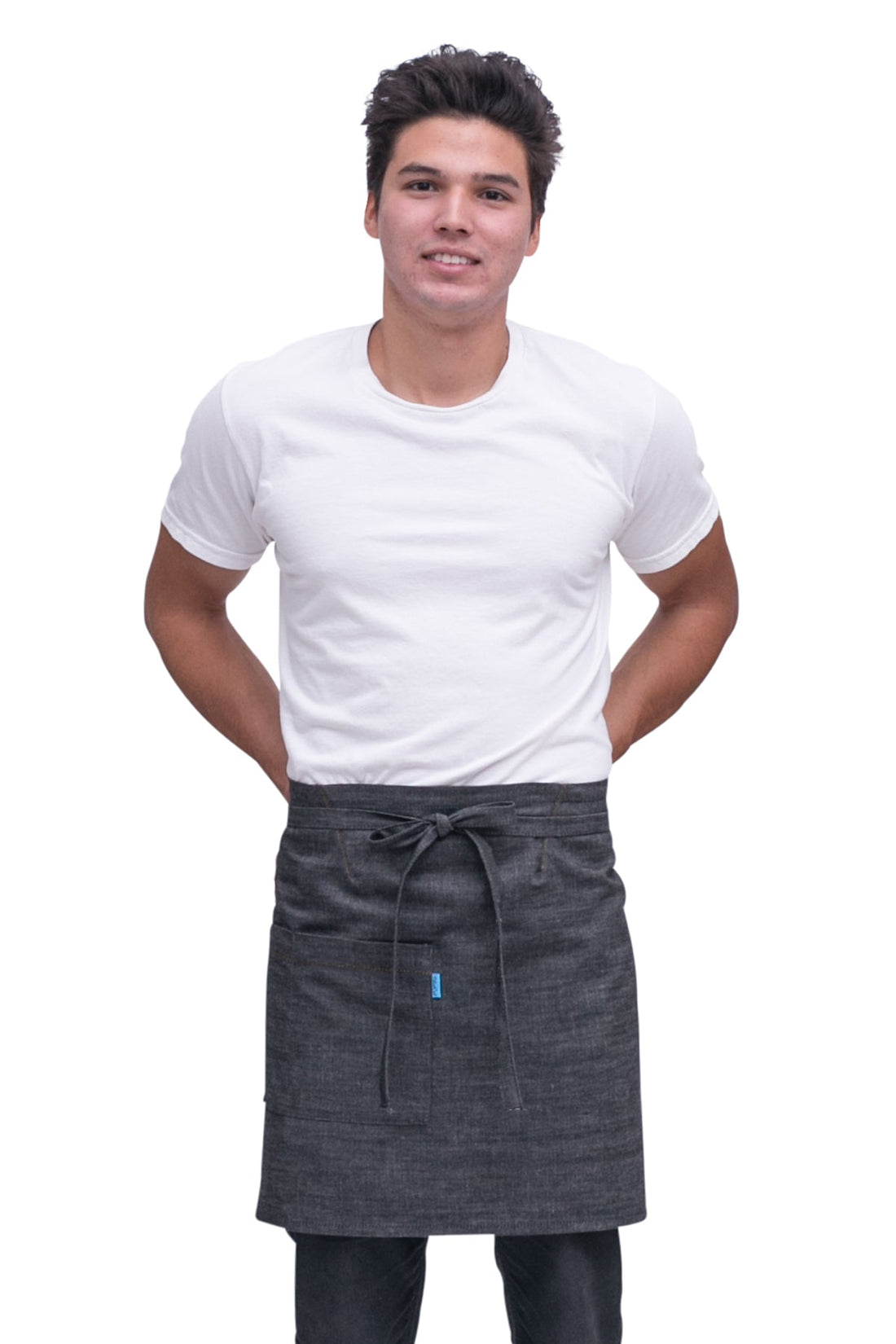 black denim waist apron