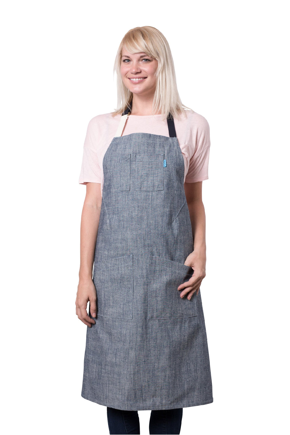 Parker Apron Blue Heirloom